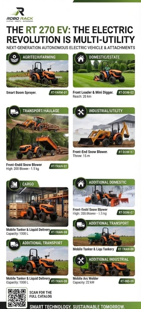Robotrac RT 270 EV Electric Smart Tractor